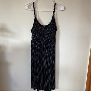 Motherhood Maternity Polka Dot Nursing Nightgown - size M